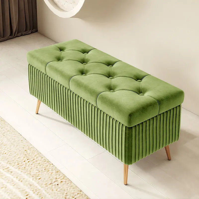 Nordic Fabric Ottomans long Sofa Bench with Storage luxury Home Creative Doorway Corridor Shoe Changing Stool Fitting Room chair