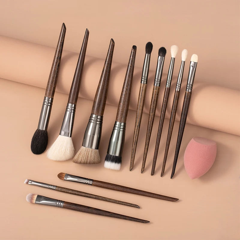 OVW Makeup brushes set Professional Natural goat hair brushes Foundation Powder Contour Eyeshadow make up brushes