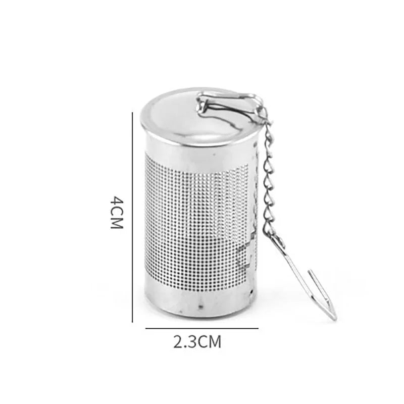 Creative 304 Stainless Steel Tea Leaf Infuser Strainer Spice Herbal Teapot Reusable Mesh Filter Home Kitchen Accessories