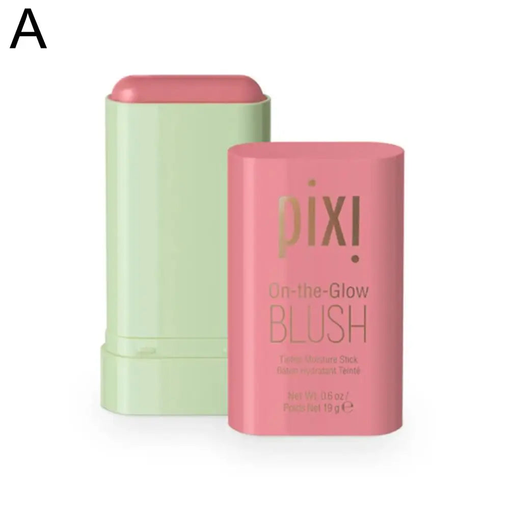 Pixi Blush Stick 3 In 1 Easy Color Rouge Blusher Cream Cheek Eye Lip Tinted Waterproof Mositure Face Contouring Shadow Blusher