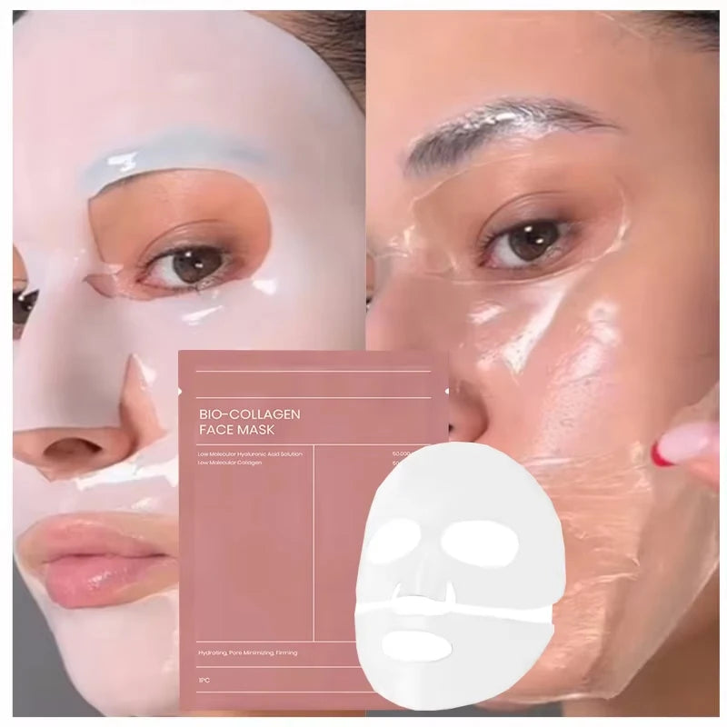 Bio-Collagen Face Mask Anti-Wrinkle Firming Overnight Mask With Hydrolyzed Moisturizing Refreshing Brightening Repair Skin Care