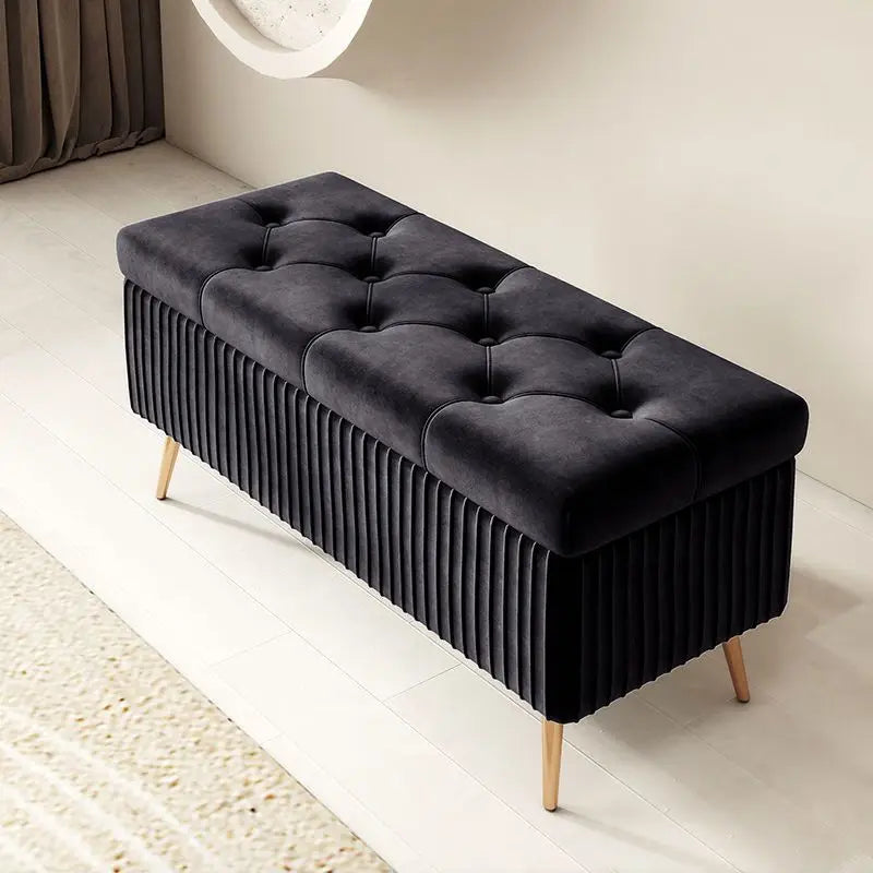 Nordic Fabric Ottomans long Sofa Bench with Storage luxury Home Creative Doorway Corridor Shoe Changing Stool Fitting Room chair