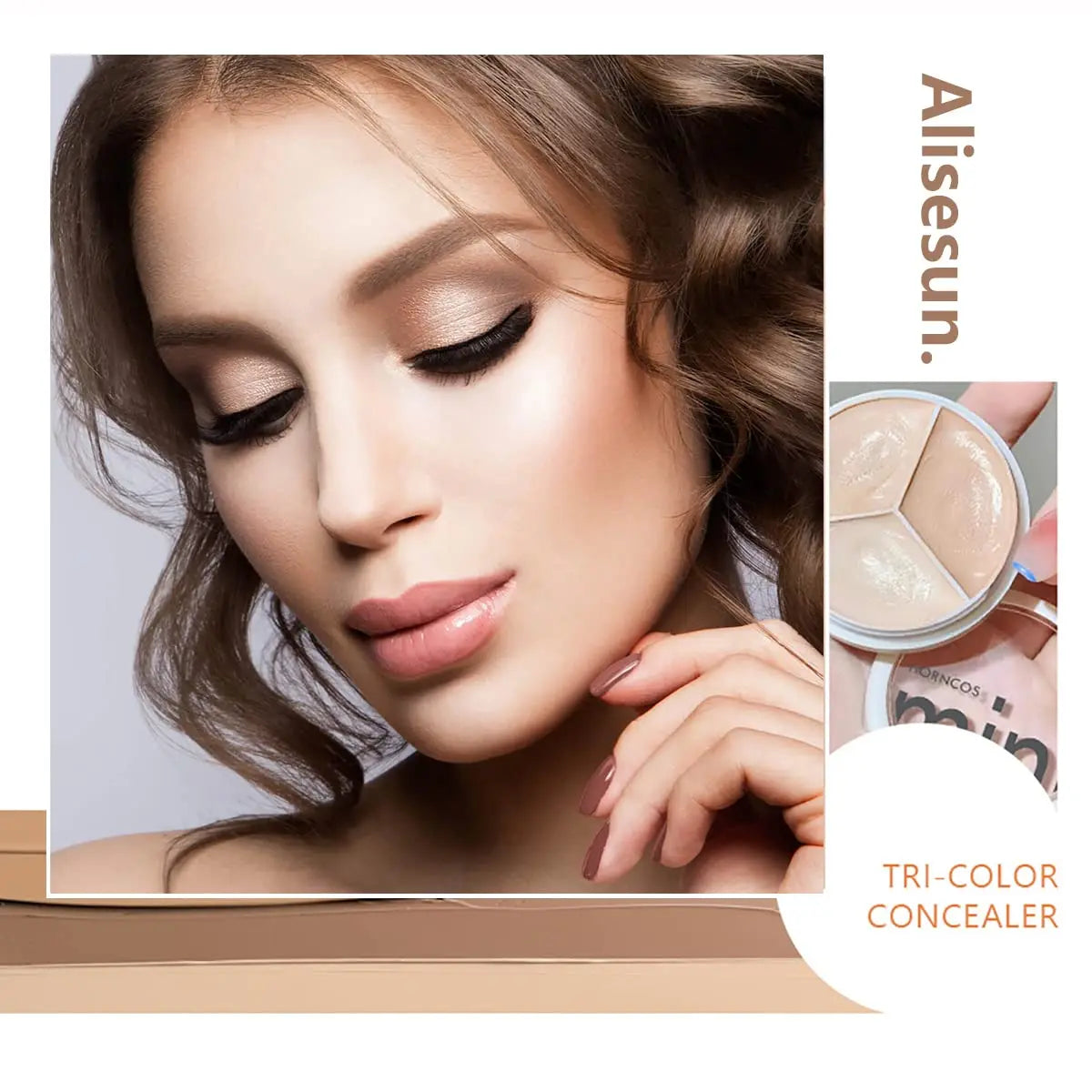 3Color Concealer Eye Cream Make Up Foundation Makeup Full Coverage Conceal No Creasing No Separation Base Primer Makeup Products