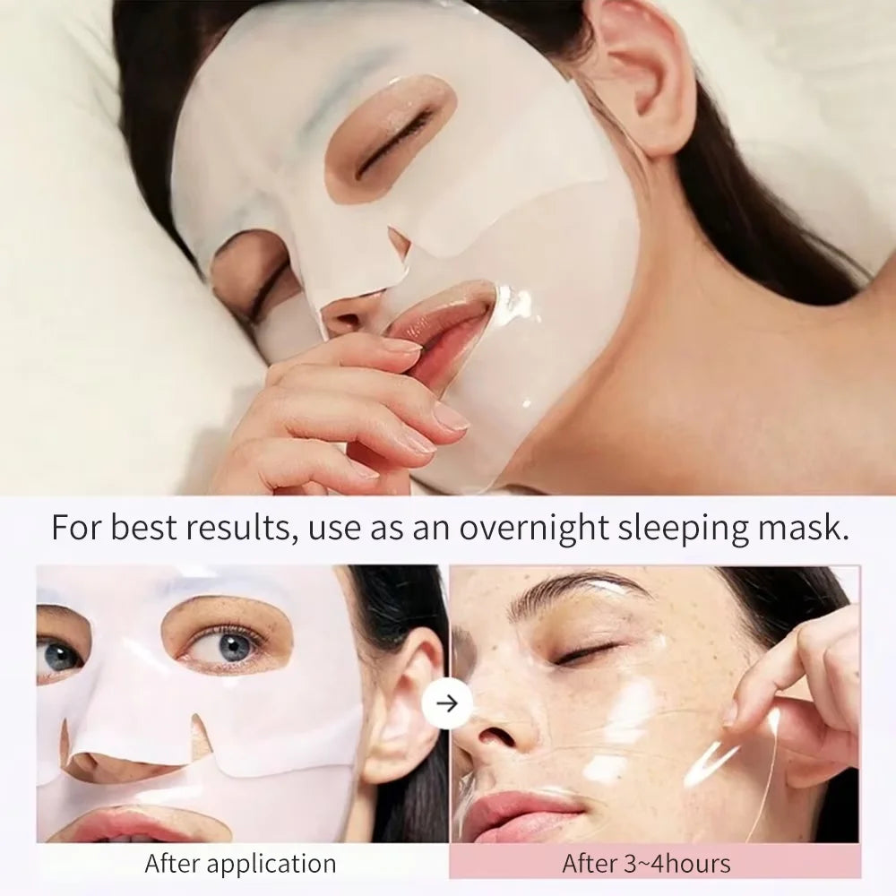 Bio-Collagen Face Mask Anti-Wrinkle Firming Overnight Mask With Hydrolyzed Moisturizing Refreshing Brightening Repair Skin Care