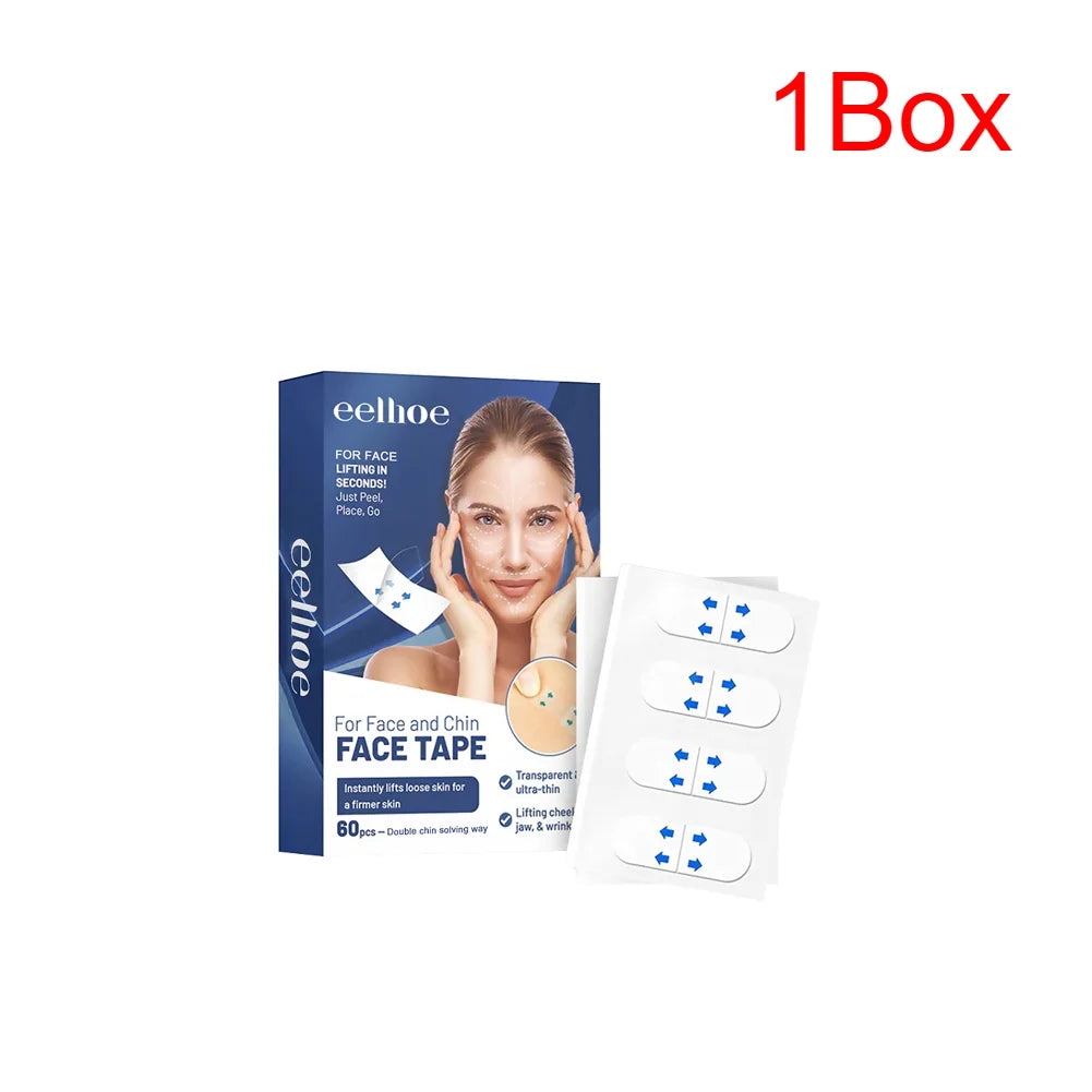 60/120pcs Anti Wrinkle Lifting Face Stickers Invisible Transparent Thin Face Patches Lift Tools Face Anti Sagging Skin Adhesive