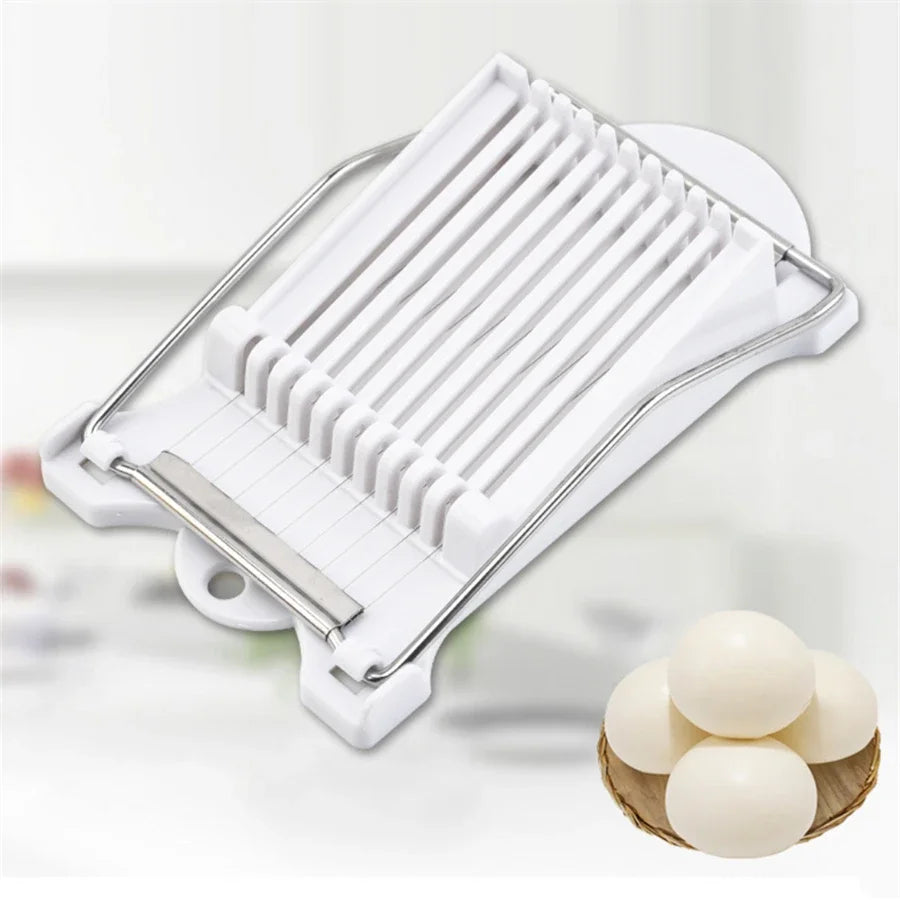 Luncheon Meat Slicer Stainless Steel Boiled Egg Fruit Soft Cheese Slicer Fruit Vegetable Slicer Tomato Banana Egg Cutter Slicers