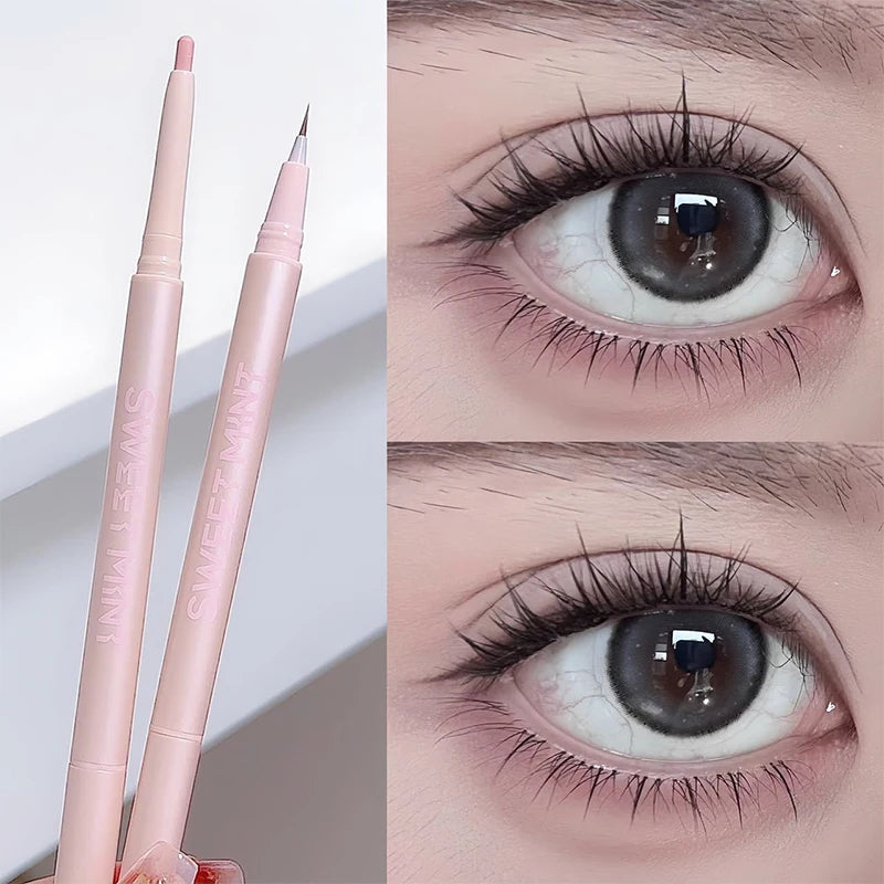 Mulitfuntional Double Ended Lying Silkworm Pencil Highlighter Makeup Pen Nude Liquid Contour Liner Eye Brightener Make Up Stick