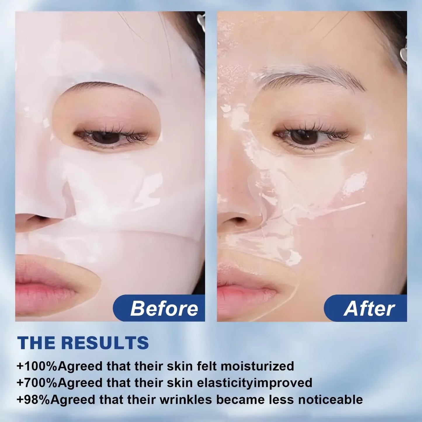 Bio-Collagen Face Mask Anti-Wrinkle Firming Overnight Mask With Hydrolyzed Moisturizing Refreshing Brightening Repair Skin Care