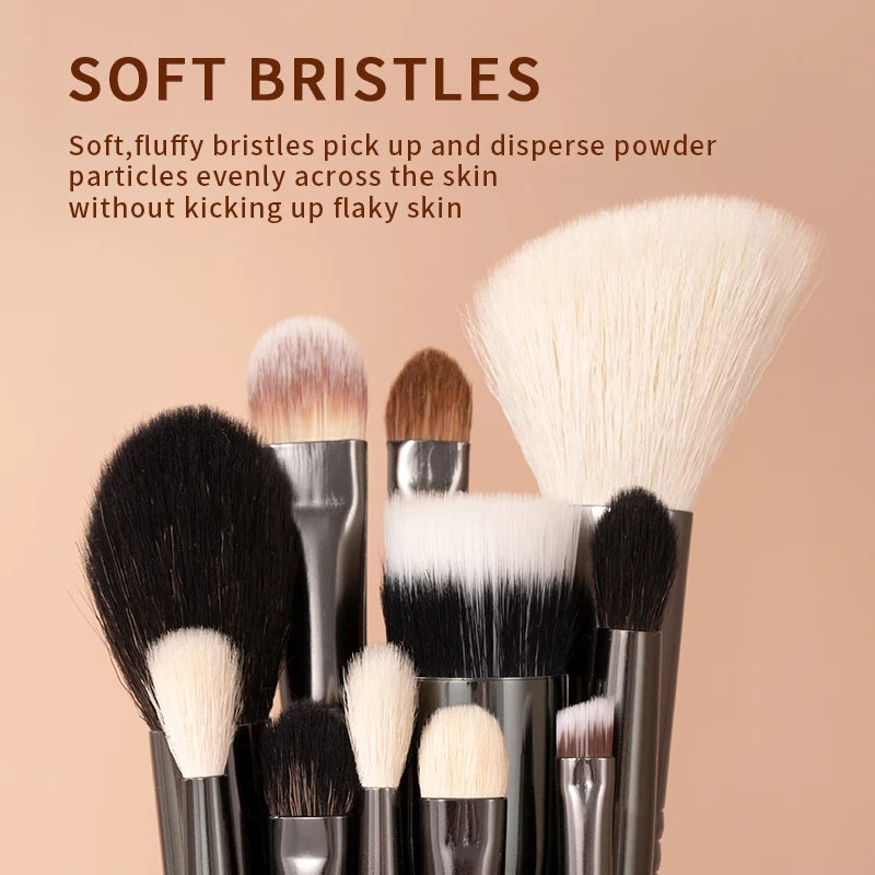 OVW Makeup brushes set Professional Natural goat hair brushes Foundation Powder Contour Eyeshadow make up brushes