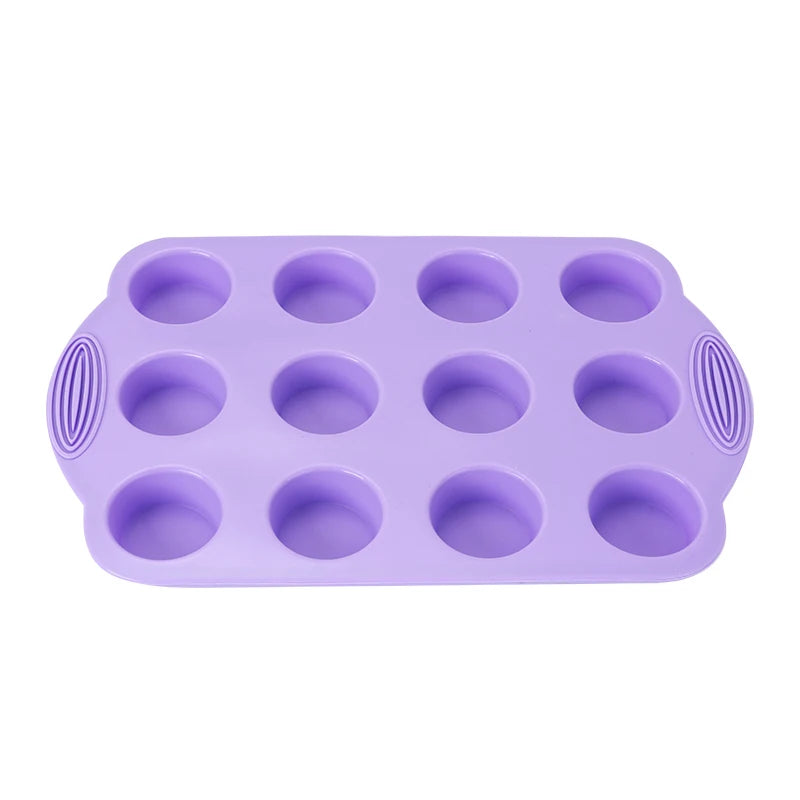 FAIS DU Purple Baking Mold For Pastry Shape And Accessories Cake Decorating Tools Silicone Mould Bakeware Muffin Cupcake Molds