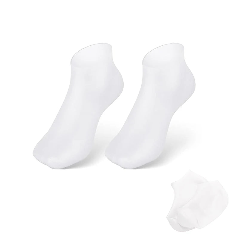 Silicone Moisturizing Foot Socks for Cracked Feet Spa Pedicure Socks Massage Moisturizing Gel Sock Beach Protective Foot Cover