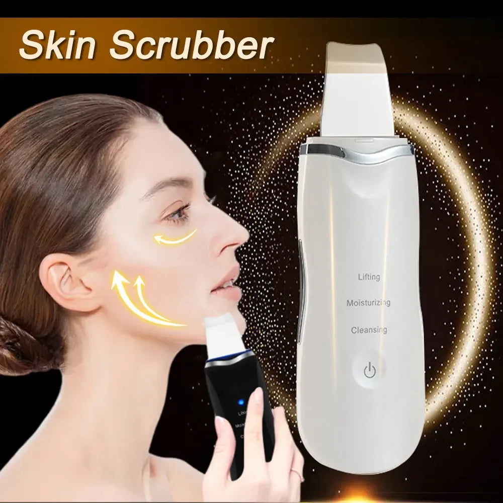 Skin Scrubber Peeling Blackhead Remover Deep Face Cleaning Skin Scrubber Acne Pore Cleaner Facial Shovel Cleanser