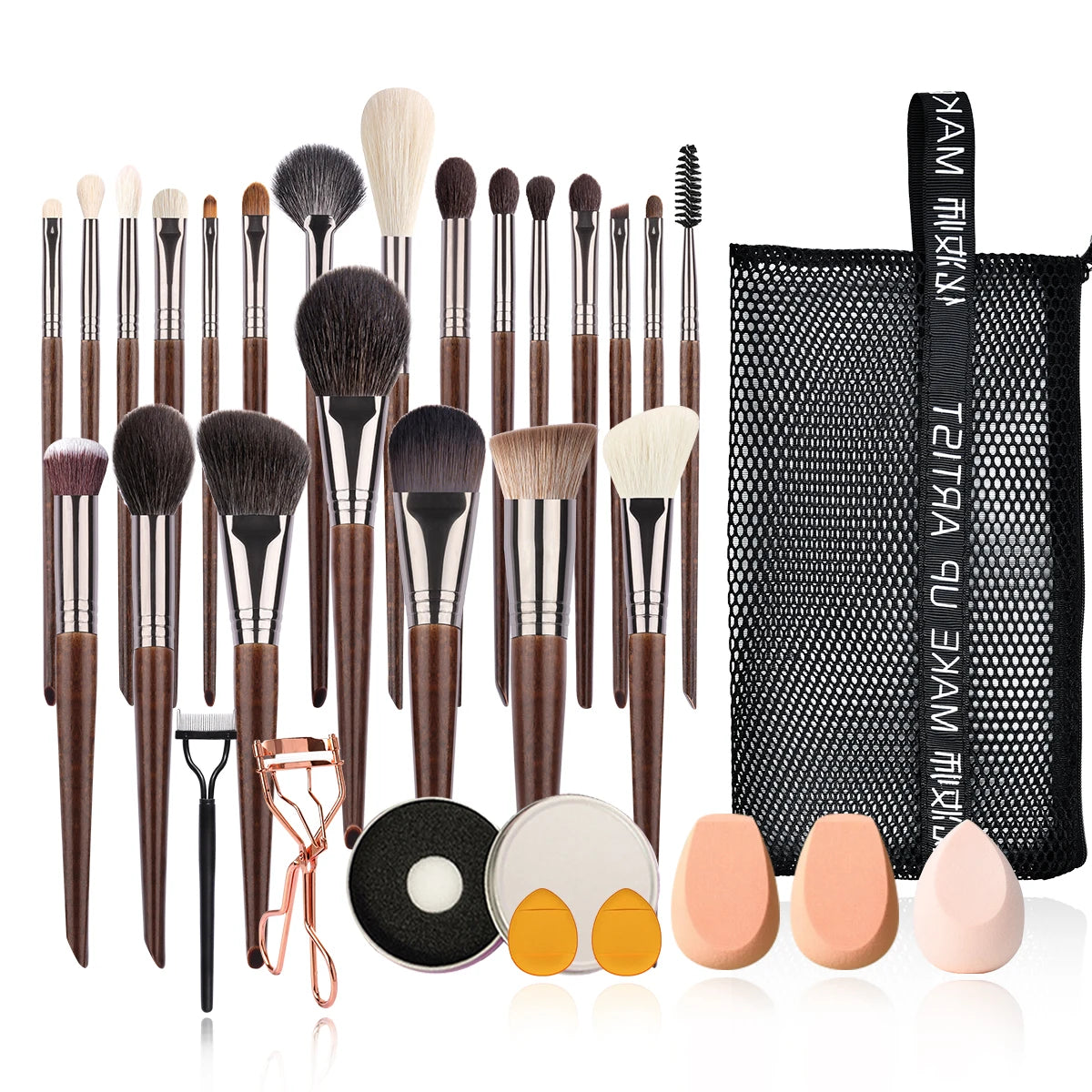 OVW Natural Makeup Brushes Set Eyeshadow Make Up Brush Goat Hair Kit for Makeup nabor kistey Blending  pinceaux maquillage